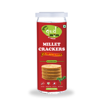 Gudmom Bajra Millet Crackers - Methi Masala 90 g ( Pack Of 3 )