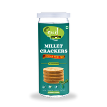 Gudmom Jowar Millet Crackers - Peri Peri 90 g ( Pack Of 3 )