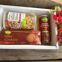 Healthy Gift Hamper  -Ragi Cookies(80gm),Bajra Crackers (90gm) & Millet Muesli(300gm)