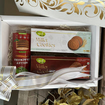 Healthy Gift Hamper  -Ragi Cookies(80gm),Bajra Crackers (90gm)& Gluten free cookies(80gm)